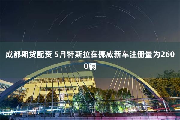 成都期货配资 5月特斯拉在挪威新车注册量为2600辆